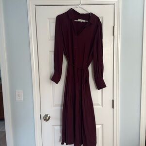 Burgundy Dress
